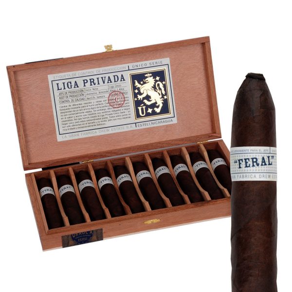 Drew Estate Liga Privada Unico Feral Flying Pig Perfecto 5 3/8 x 60