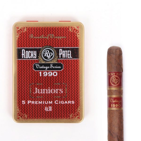 Rocky Patel Vintage 1990 Junior 4x38 - кутия с 5 бр. пури - ИЗЧЕРПАНИ