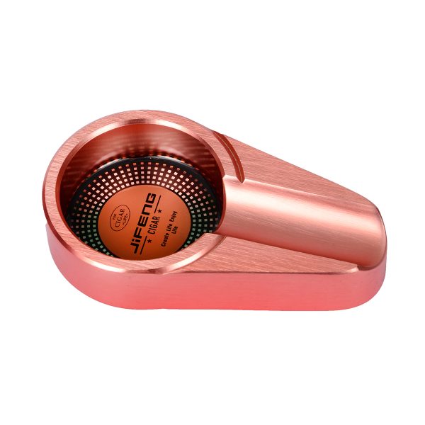 Ashtray KY - 002 for cigars - old gold color