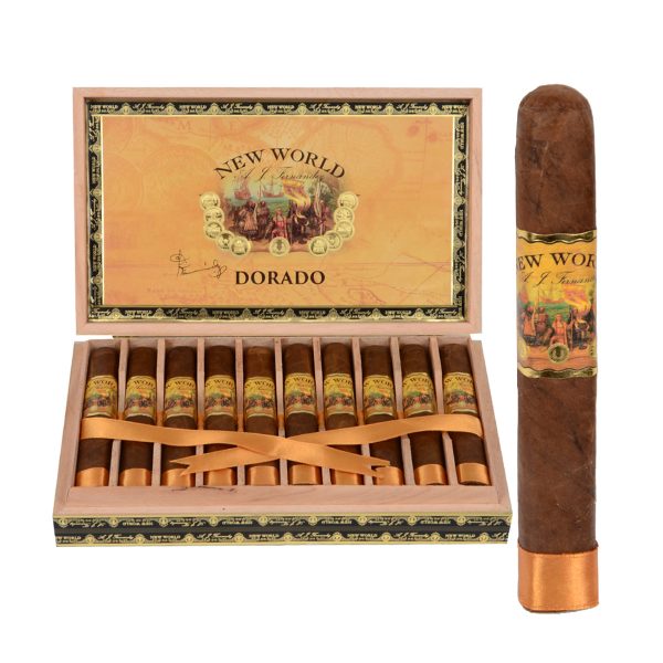 AJ Fernandez New World Dorado Robusto 5 1/2" x 52 - ИЗЧЕРПАНИ