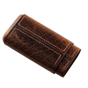 Калъф за пури Akra Angelo 813009 cognac leather antique