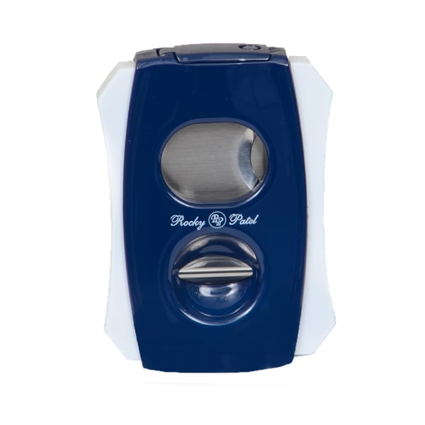 Резачка Rocky Patel THE POSEIDON TRIPLE CUTTER White & Navy Blue