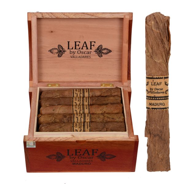 Oscar Valladares Leaf by Oscar Maduro Lancero 7×38