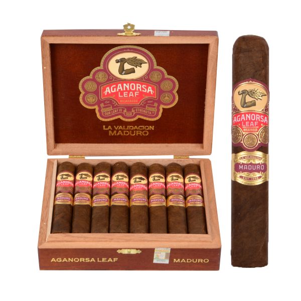 Aganorsa Leaf Validacion Maduro Robusto 5 x 54