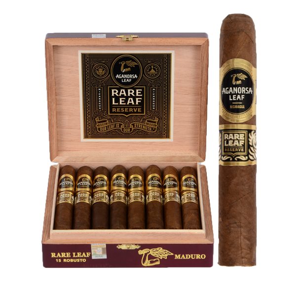 Aganorsa Leaf Rare Leaf Reserve Maduro Robusto 5 1/2 x 52