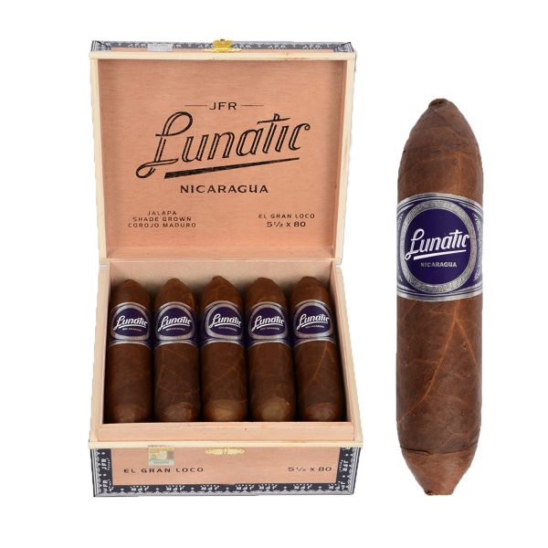 Aganorsa Leaf JFR Lunatic Loco El Gran Loco 5 1/2 x 80 - ИЗЧЕРПАНИ