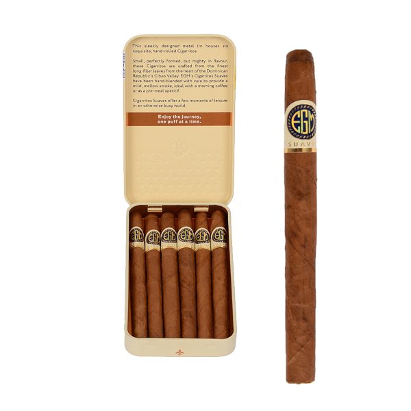 EGM Cigars Cigarritos Suaves 4 1/2"x 26 - кутия с 6 броя